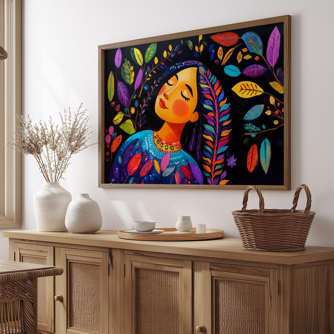 Mexican Art Print, Gift For Her Home Decor