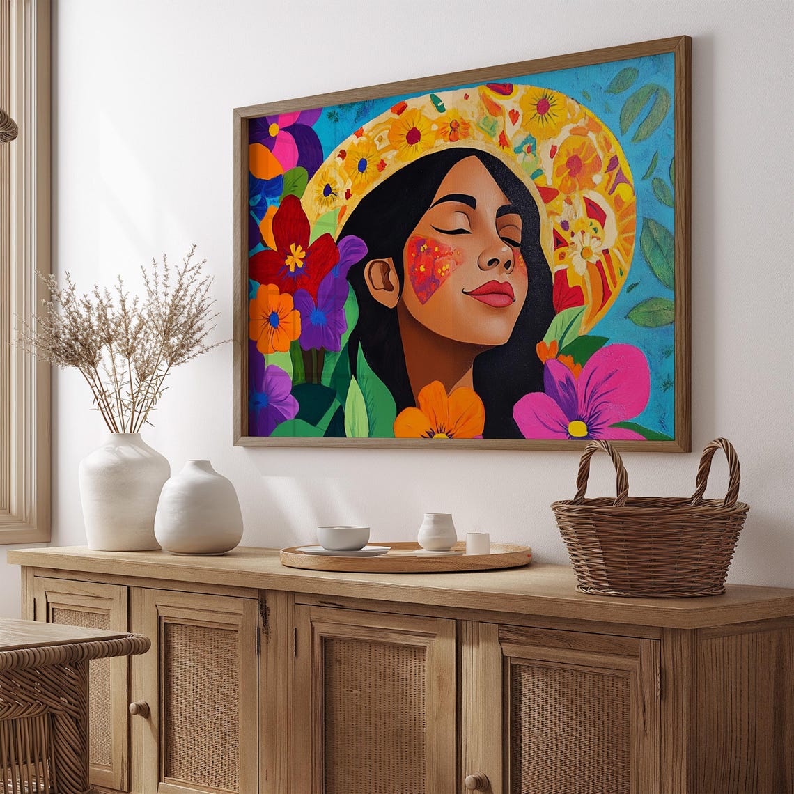 Mexican Wall Art, Gift For Her