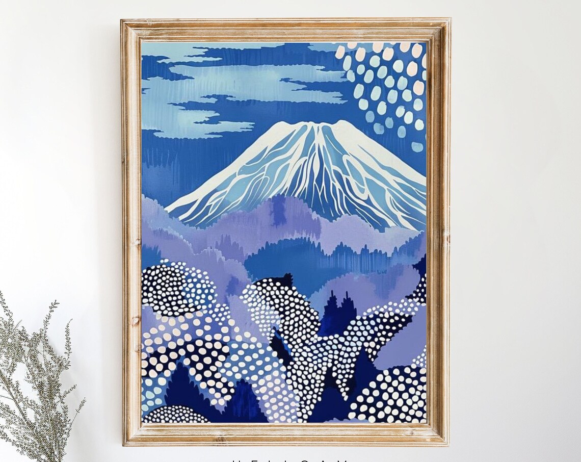 Japandi Abstract Wall Art Poster, Gallery Style