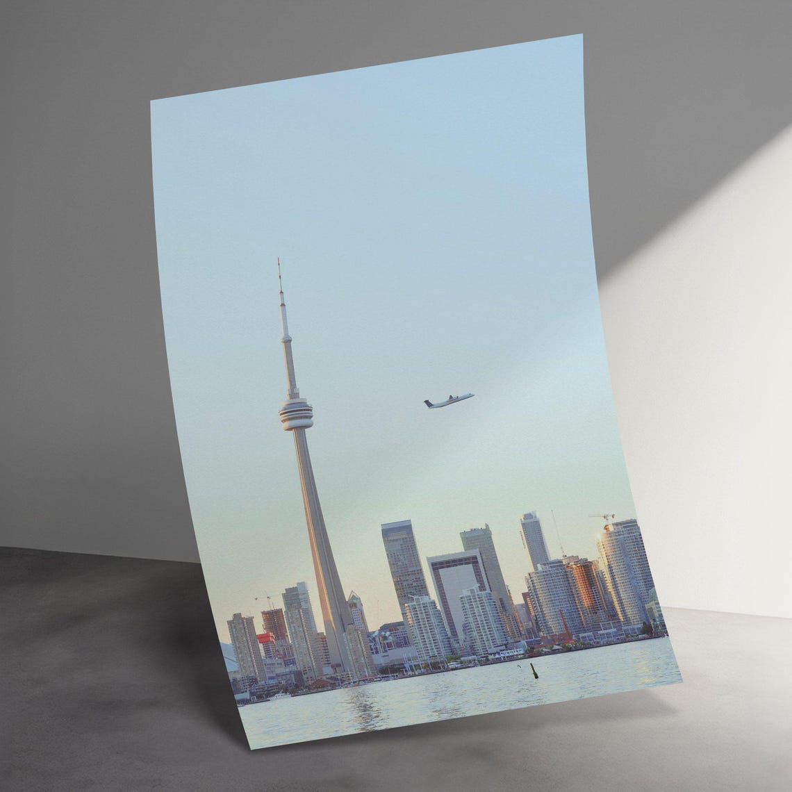 Downtown Toronto Skyline With CN Tower Across The Water Photo Poster - Image 3