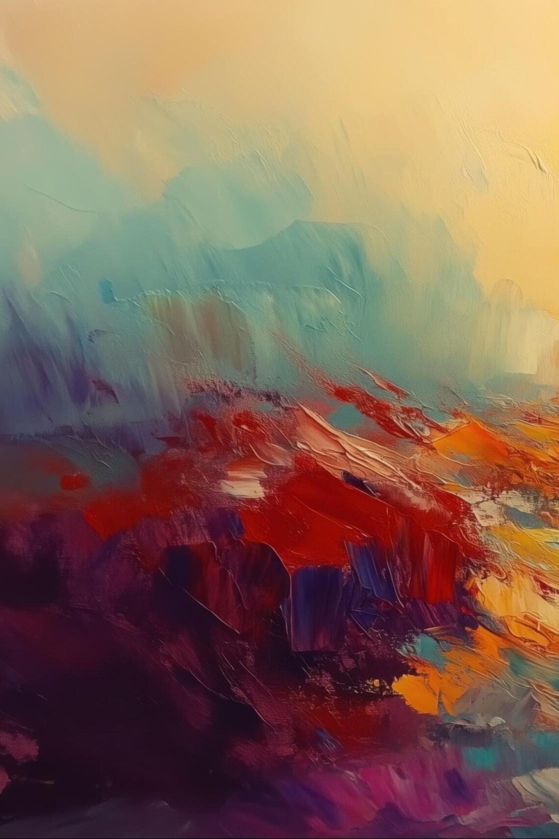 Abstract Woman, Emotional Wall Decor Art Print - Image 2