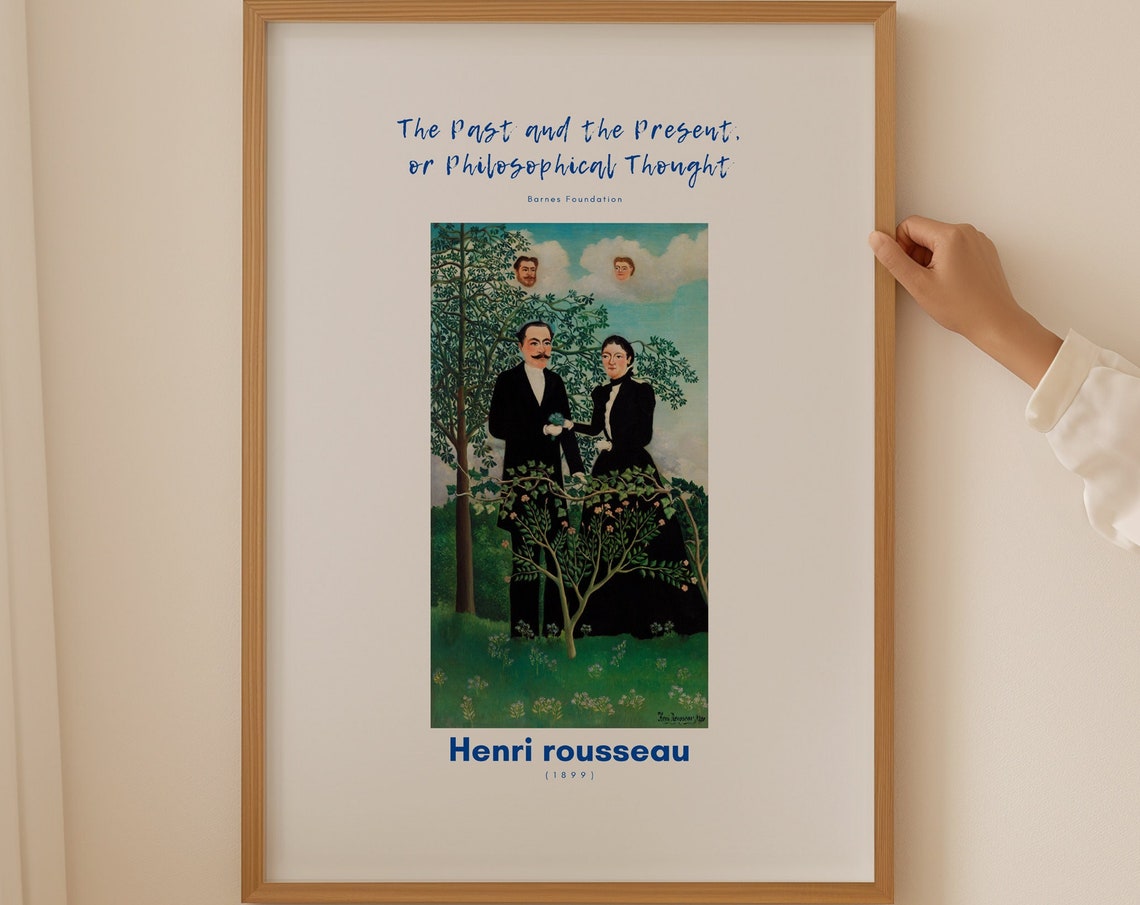 Henri Rousseau Poster Scene In Bagneux On The Outskirts Of Paris Realism Art Antique Decor Home Decoration Garden Poster