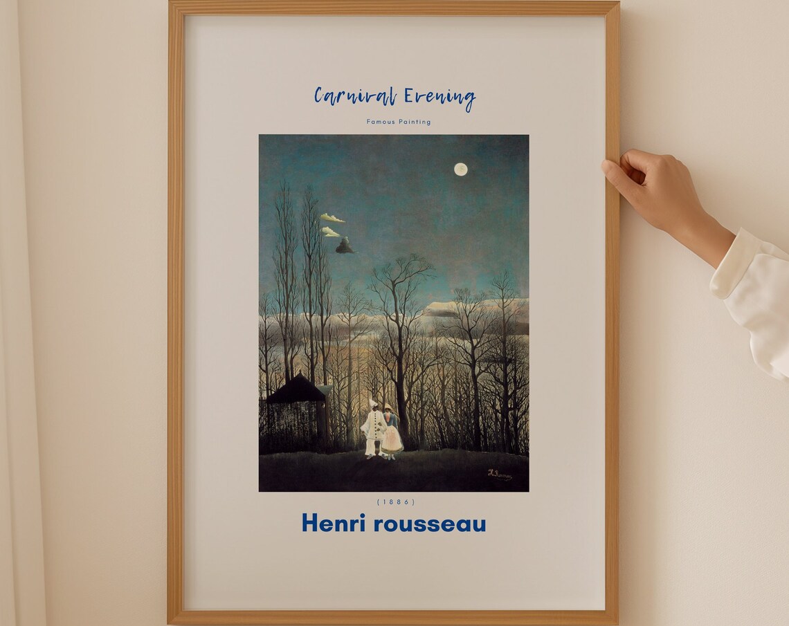 Henri Rousseau Poster Scene In Bagneux On The Outskirts Of Paris Realism Art Antique Decor Home Decoration Garden Poster