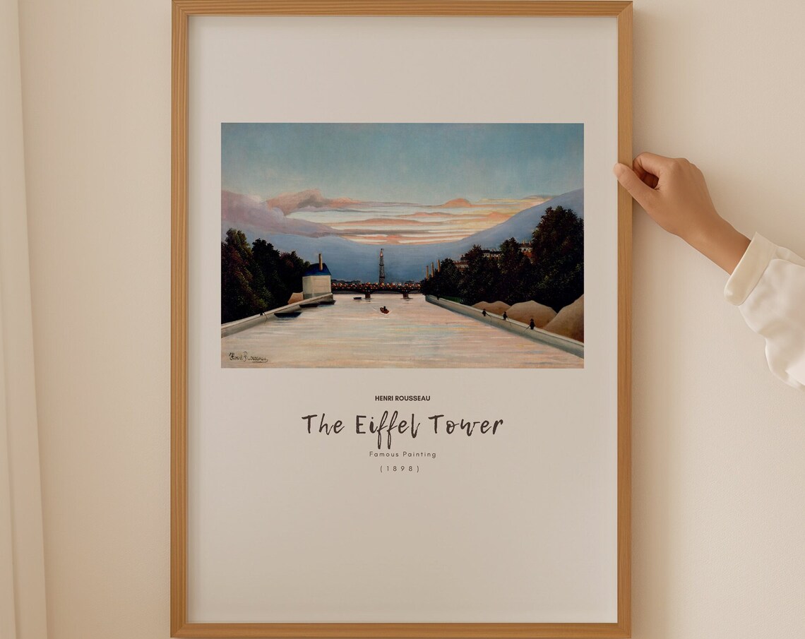 Henri Rousseau Poster Scene In Bagneux On The Outskirts Of Paris Realism Art Antique Decor Home Decoration Garden Poster