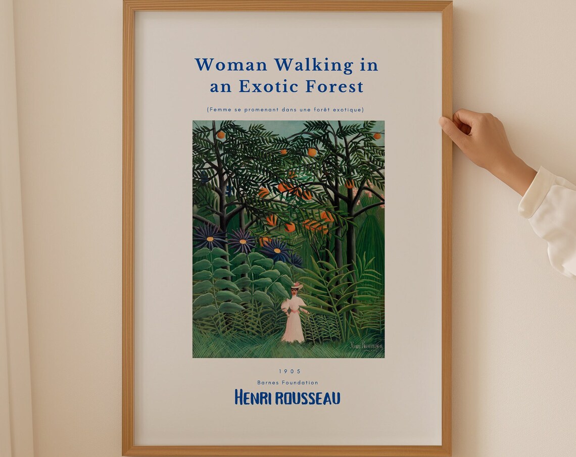 Henri Rousseau Poster Scene In Bagneux On The Outskirts Of Paris Realism Art Antique Decor Home Decoration Garden Poster
