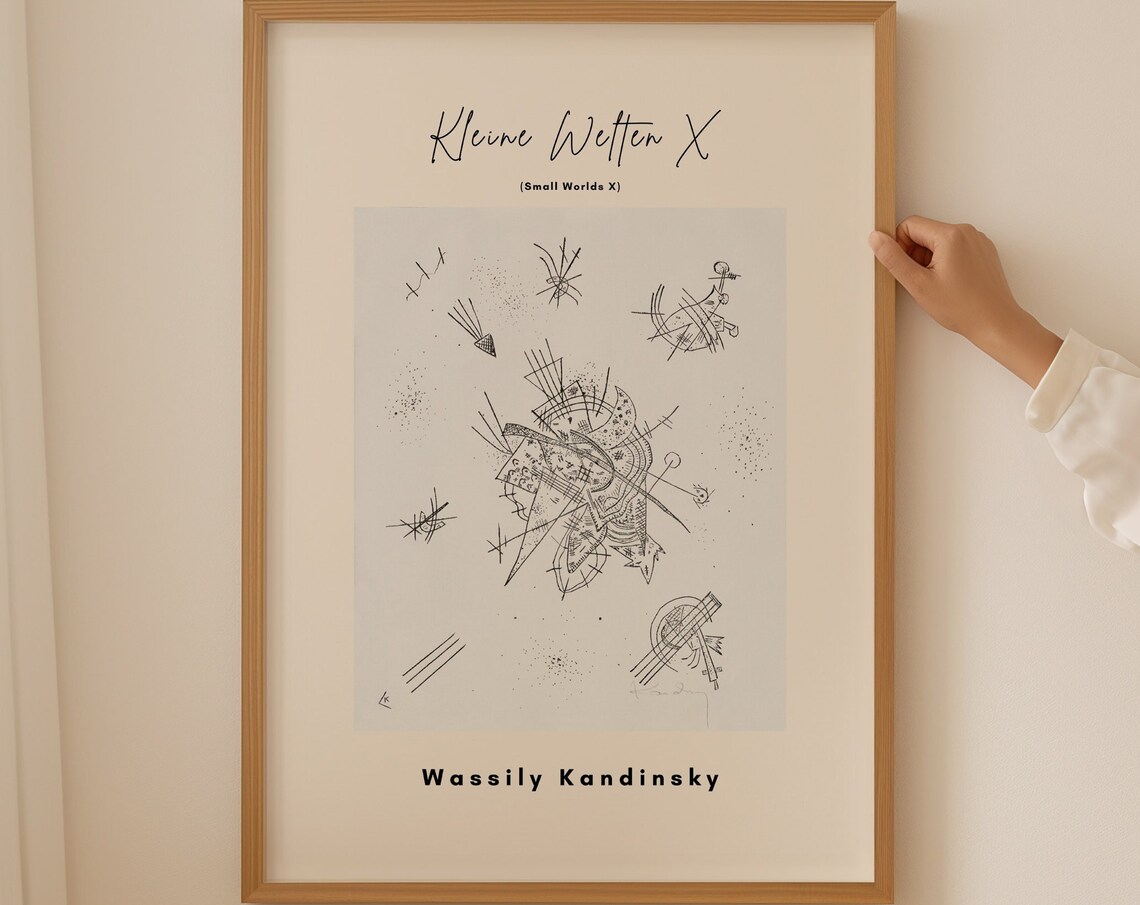 Wassily Kandinsky Kleine Welten X Small Worlds Sketch Poster