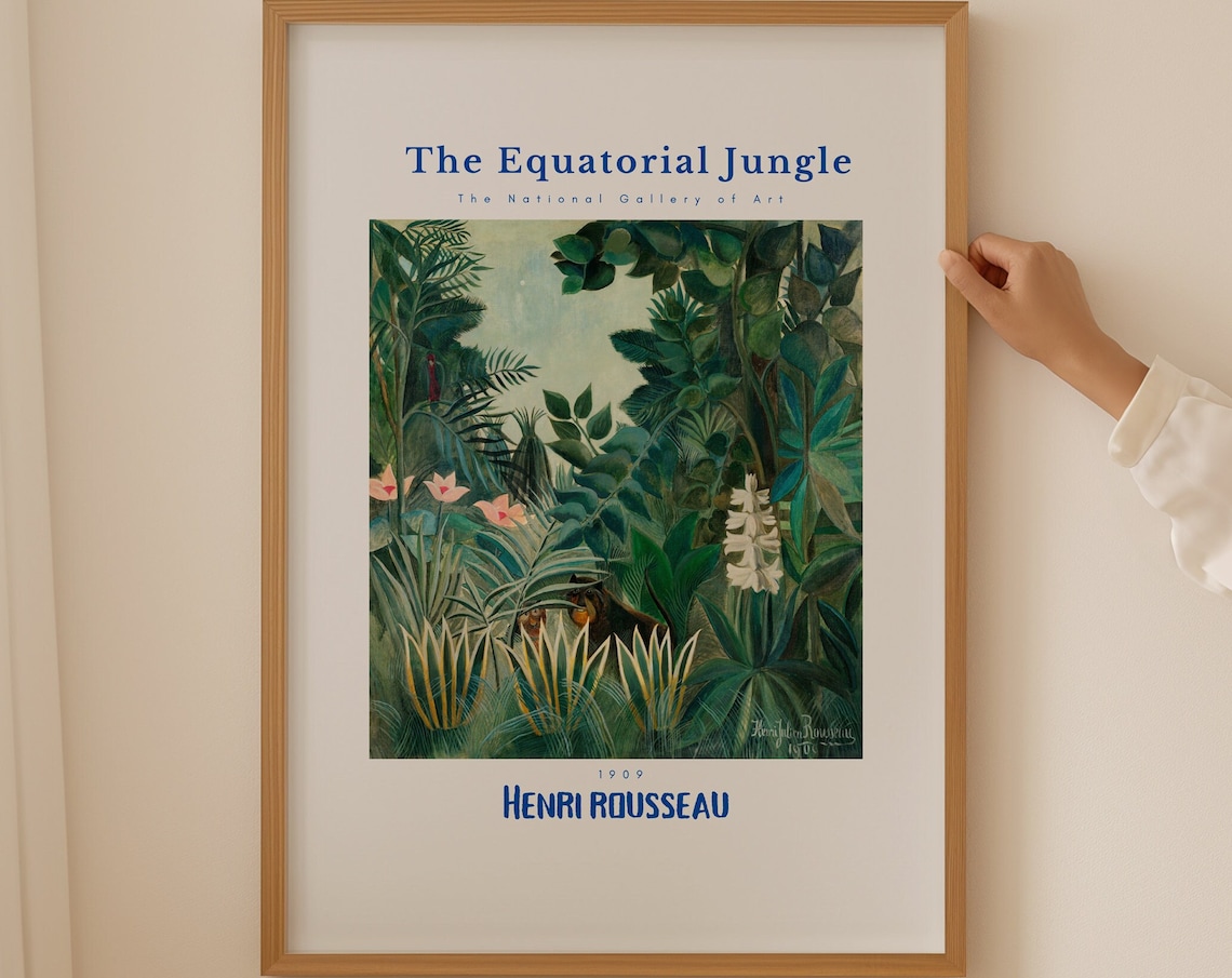 Henri Rousseau Poster Scene In Bagneux On The Outskirts Of Paris Realism Art Antique Decor Home Decoration Garden Poster