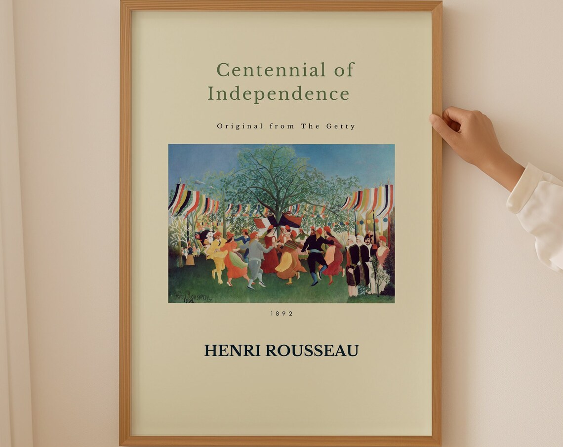 Henri Rousseau Poster Scene In Bagneux On The Outskirts Of Paris Realism Art Antique Decor Home Decoration Garden Poster