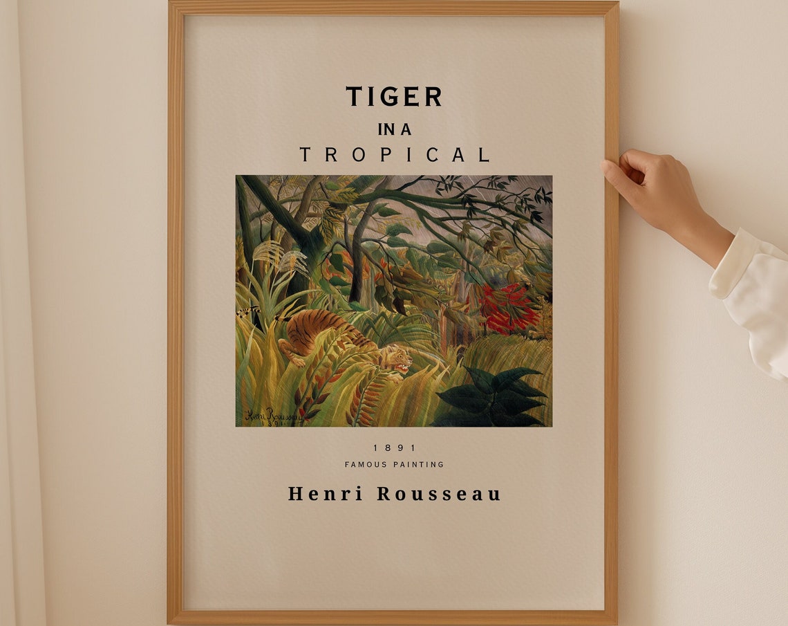 Henri Rousseau Poster Scene In Bagneux On The Outskirts Of Paris Realism Art Antique Decor Home Decoration Garden Poster