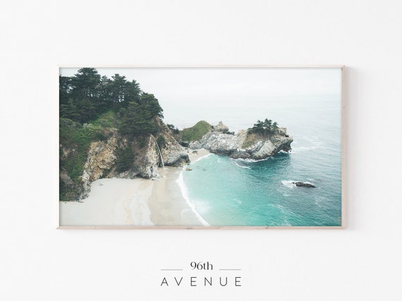 Tropical Beach Art For Tv, Instant Art Print