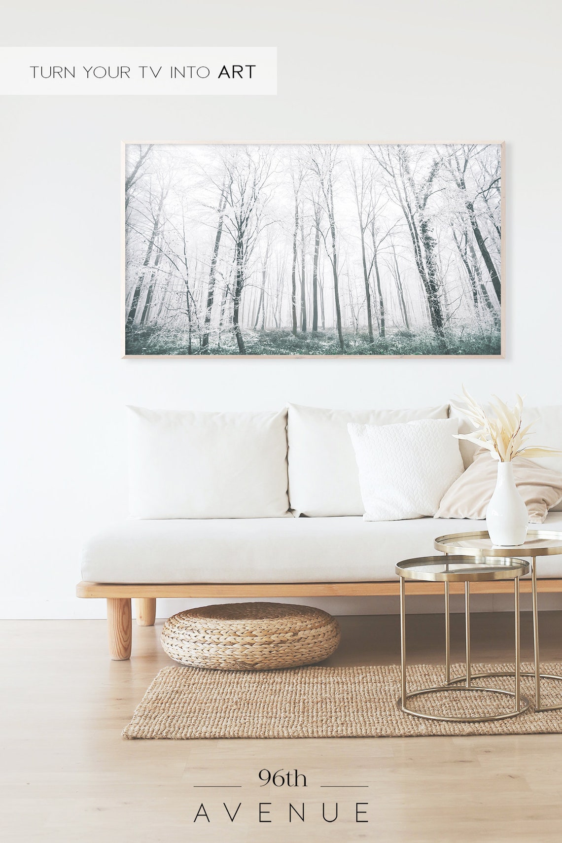 Frozen Forest Wall Art Print - Image 2