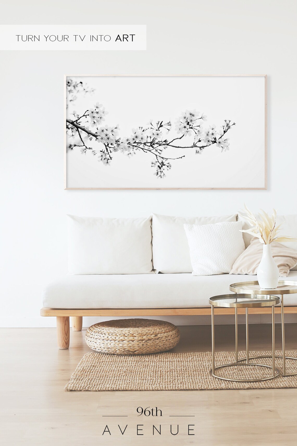 Cherry Blossom Spring Flower Art Print for TV - Image 2