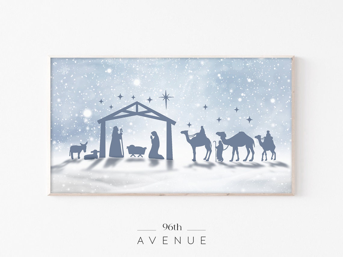 Nativity Holiday Smart TV Art