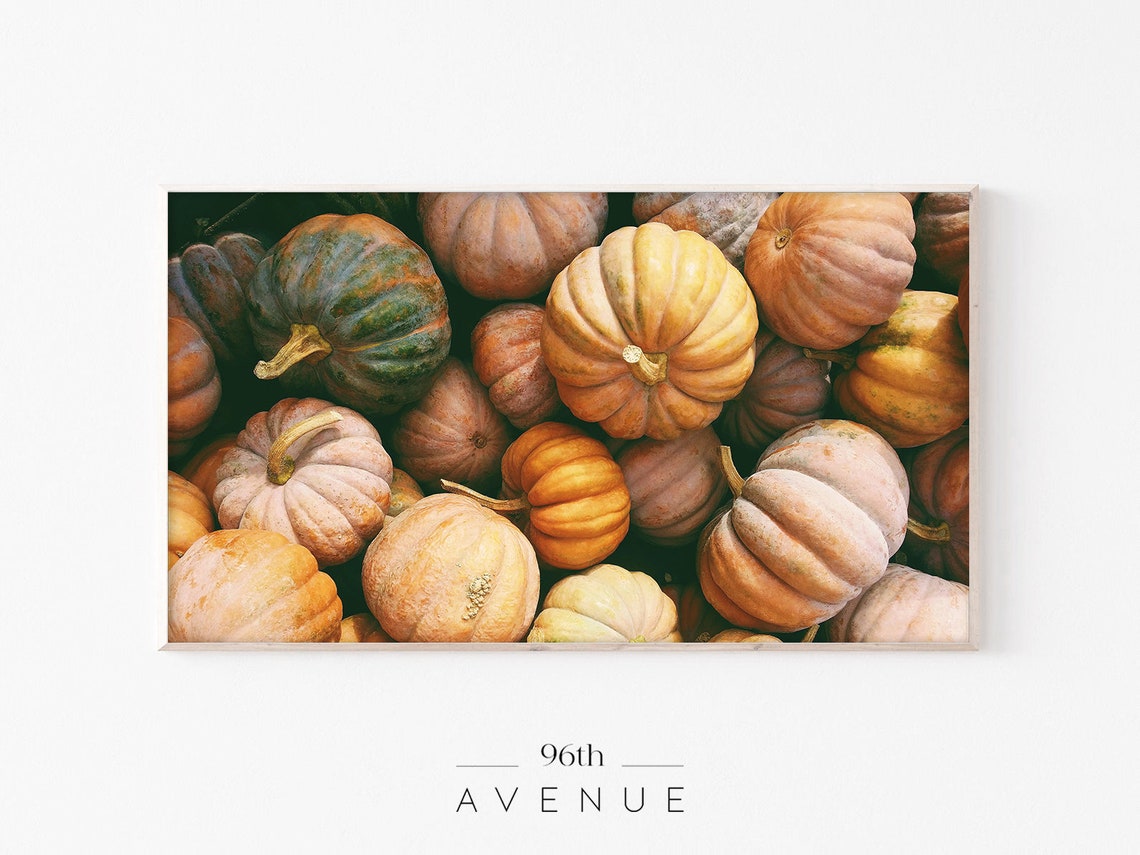 Autumn Pumpkin Pile, Fall Smart TV Art