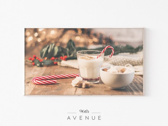 Christmas Milk for Santa Holiday Art Print