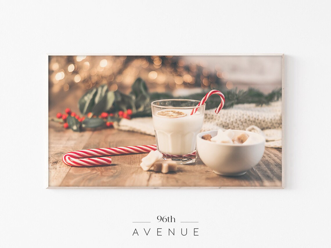 Christmas Milk for Santa Holiday Art Print