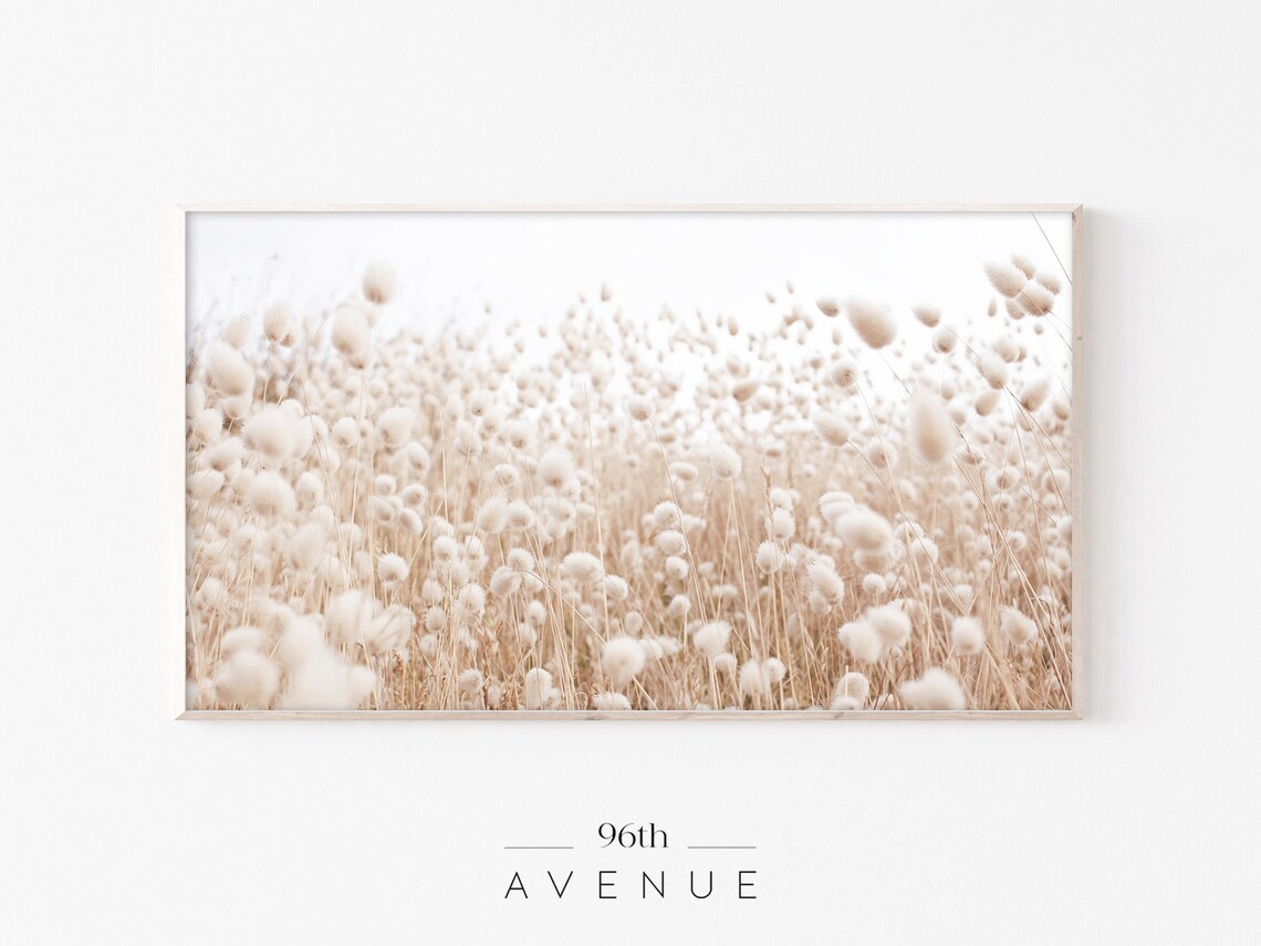 Beach Grass and Pampas Grass Farmhouse Art Print