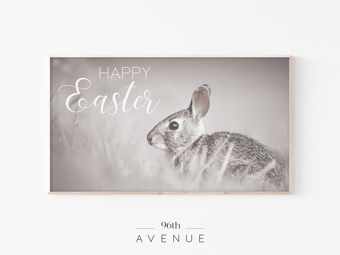 Easter Bunny Art for TV Instant