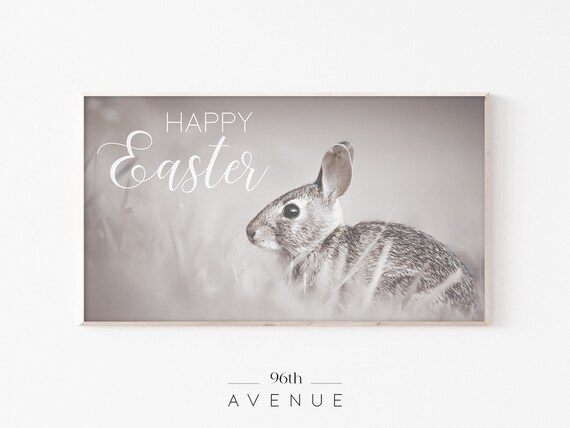 Easter Bunny Art for TV Instant