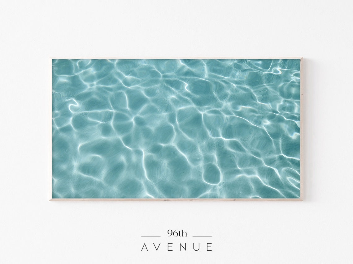 Beach Frame TV Art, Coastal Decor