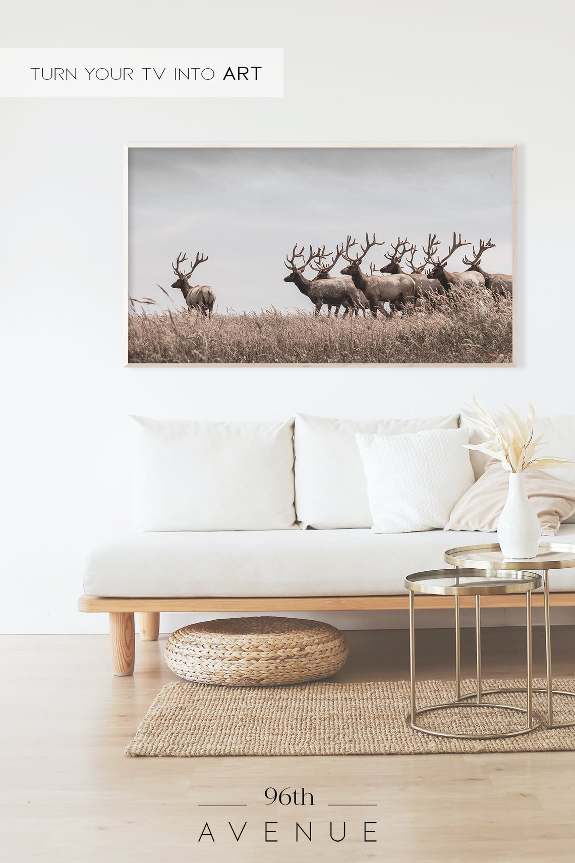 Reindeers Holiday Art - Image 2