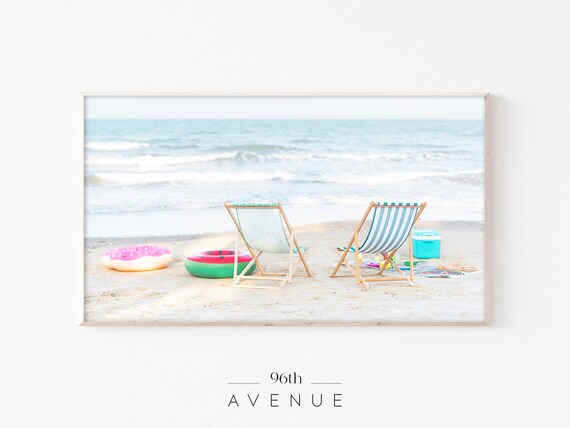 Coastal Beach Art for TV