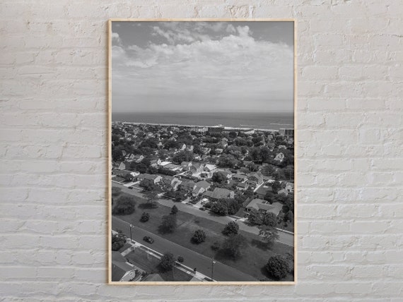 Black And White Cape May Print Wall Art Poster Photo Decor New Jersey