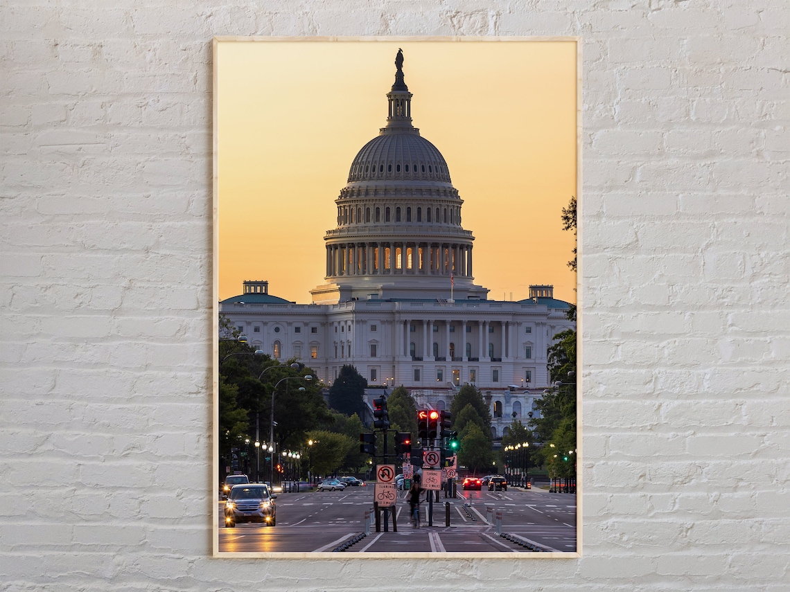 Washington DC Photo Poster, Washington Decor