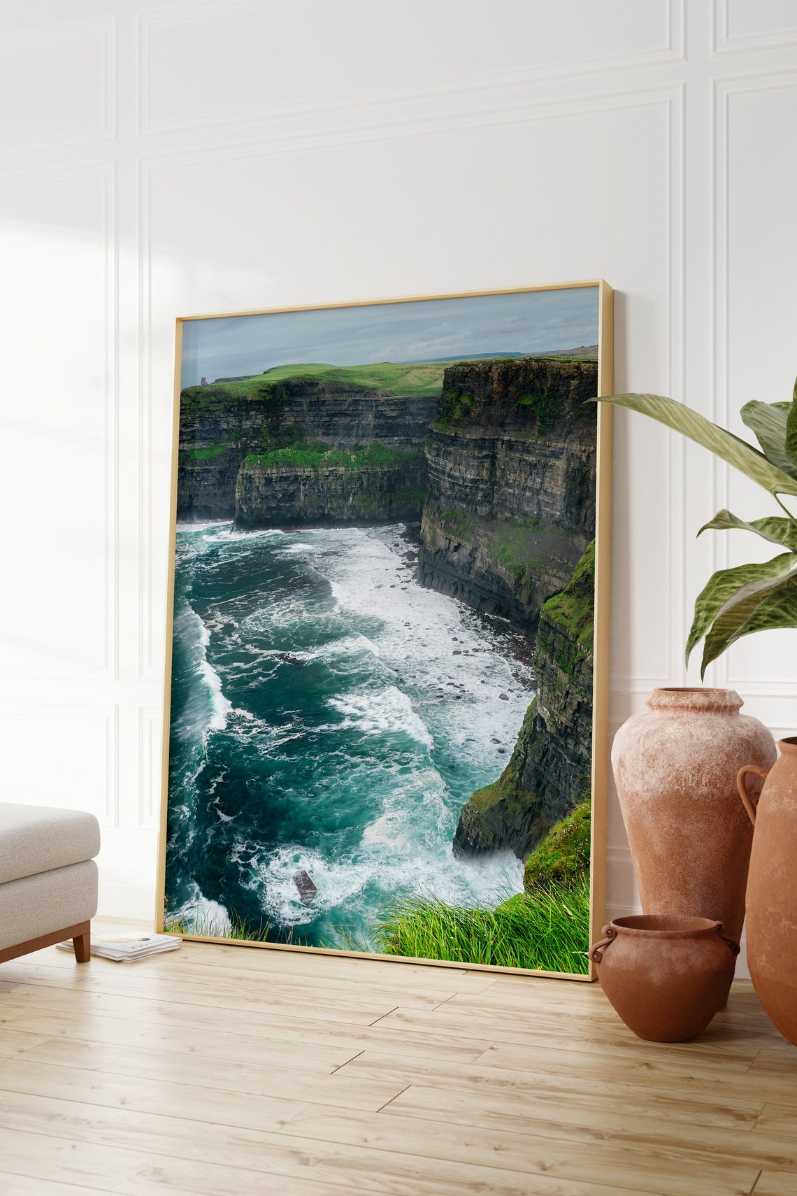 Ireland Cliffs of Moher Green Cliffs over Wild Atlantic Poster - Image 2