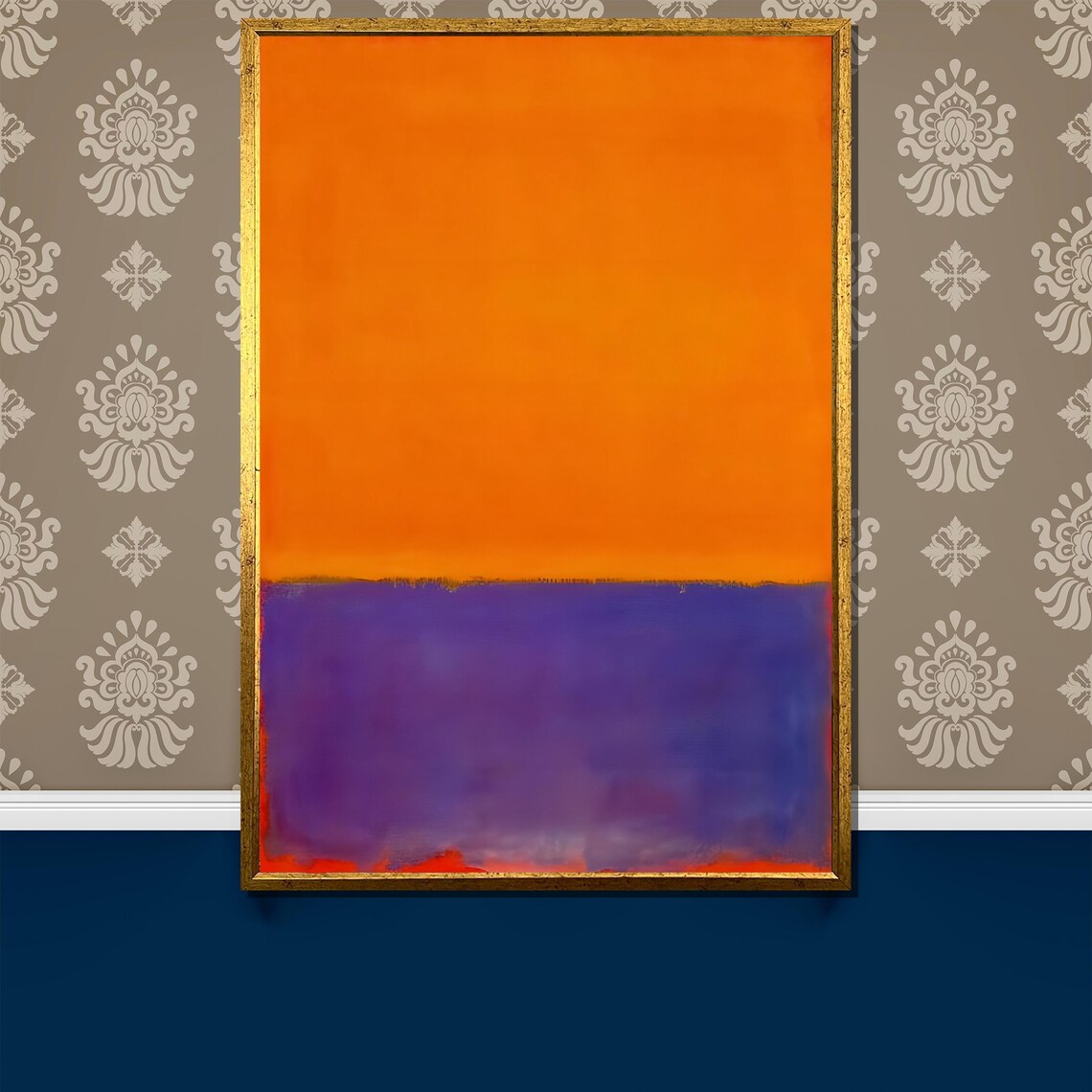 Mark Rothko I Orange And Purple Painting Captivating Abstract Art Gift For Home Or Office Wall Dcor