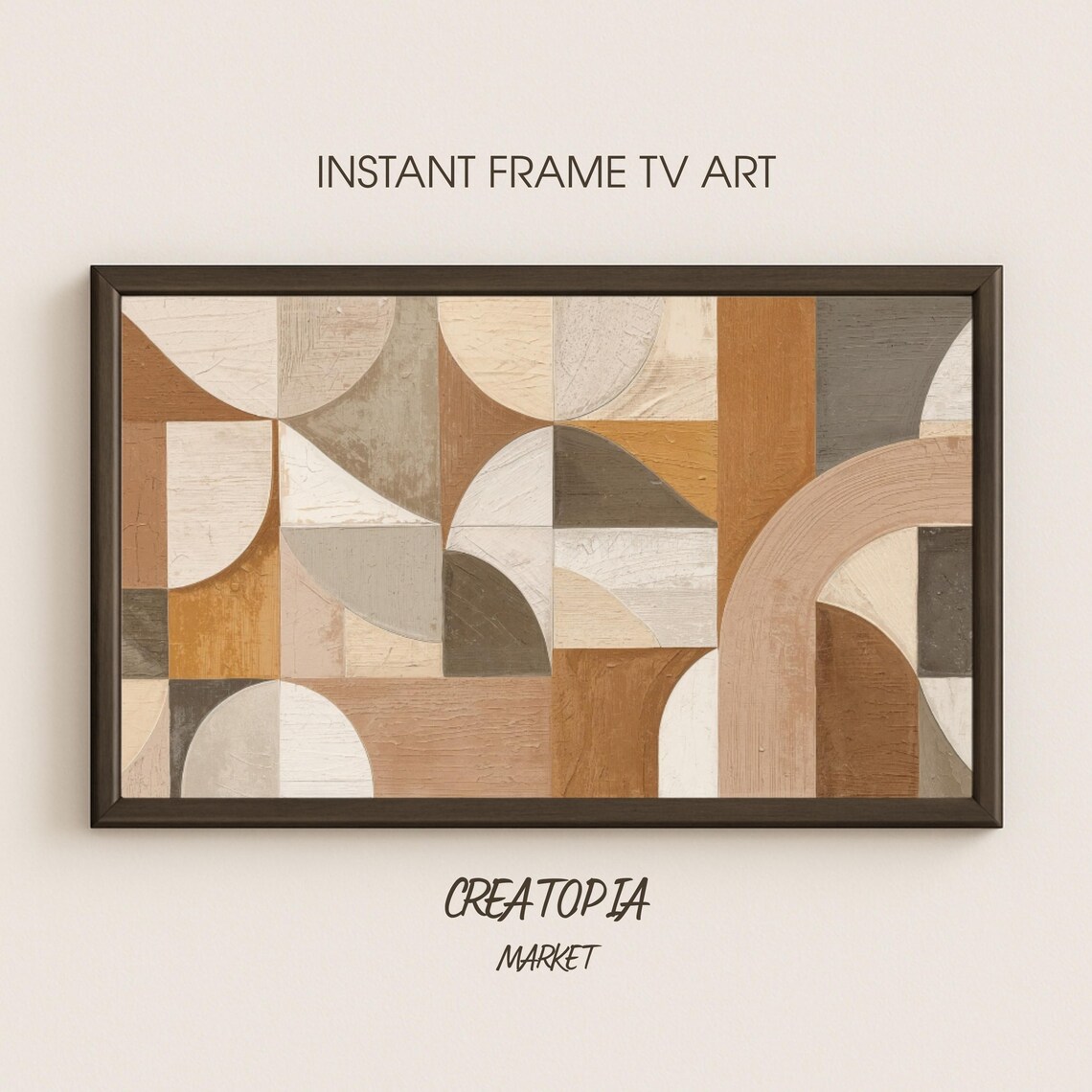 Harmony In Form, Mid-Century Abstract Art Print