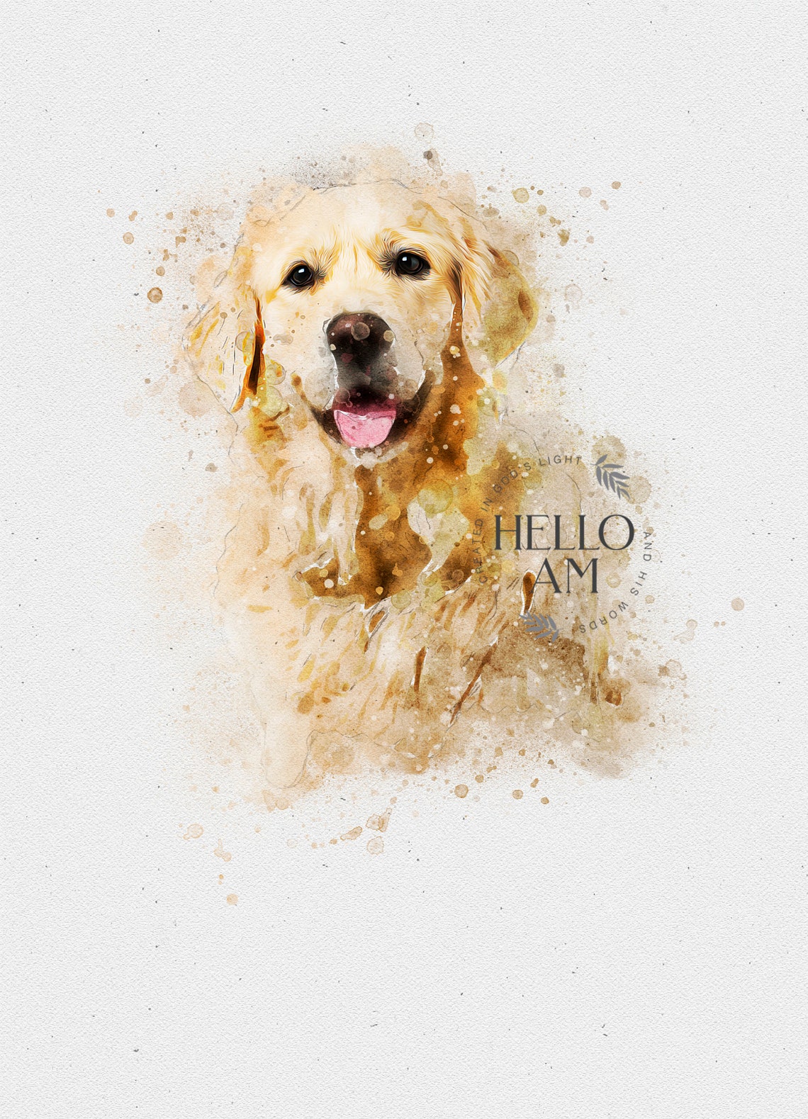 Pet Painting Peekaboo Pet Portrait Custom Pet Portrait Custom Dog Portrait Custom Watercolor Portrait Mom Gift Peekaboo Dog Artart - Image 3
