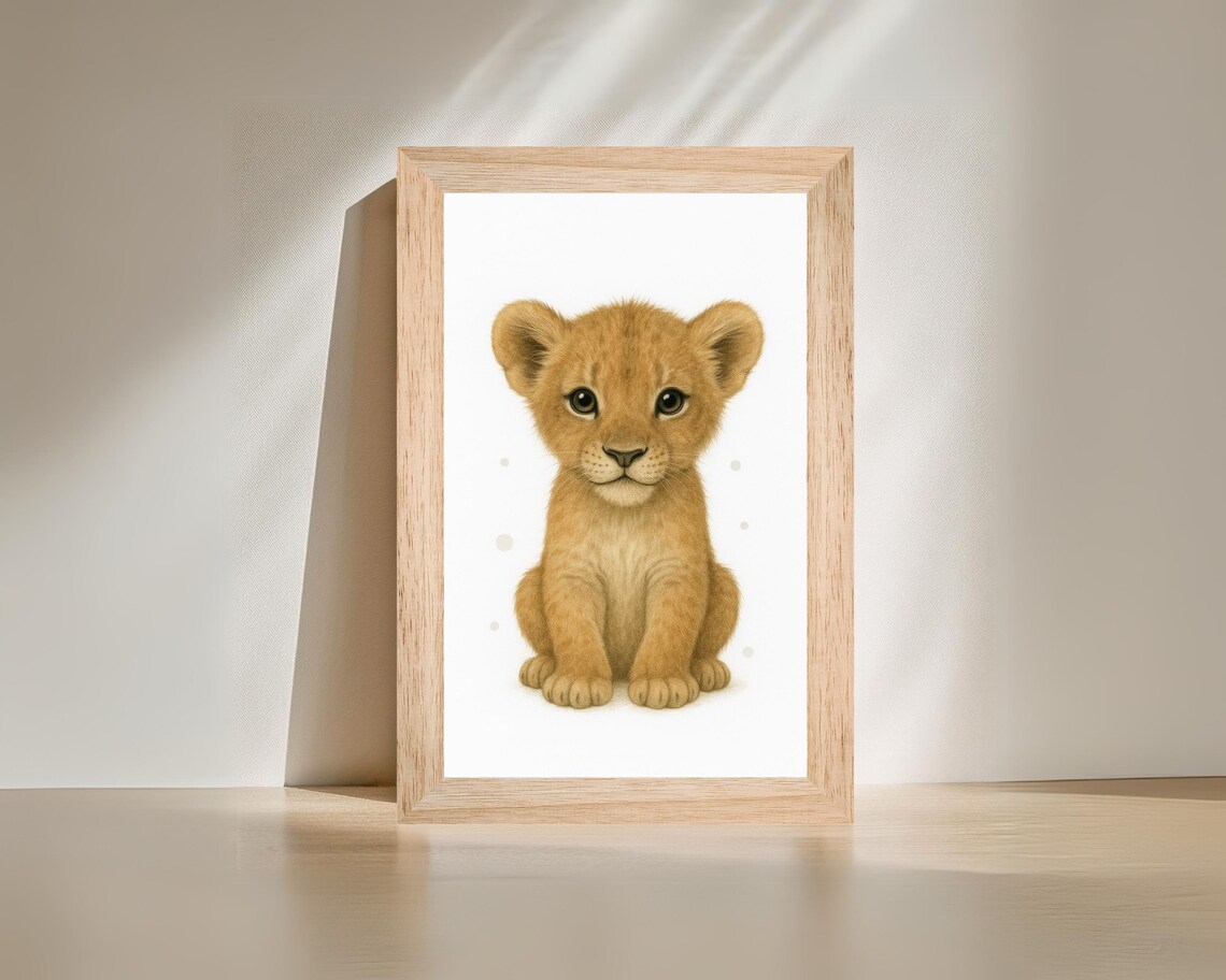 Safari Animal Nursery Posters, Jungle Animal Decor - Image 4