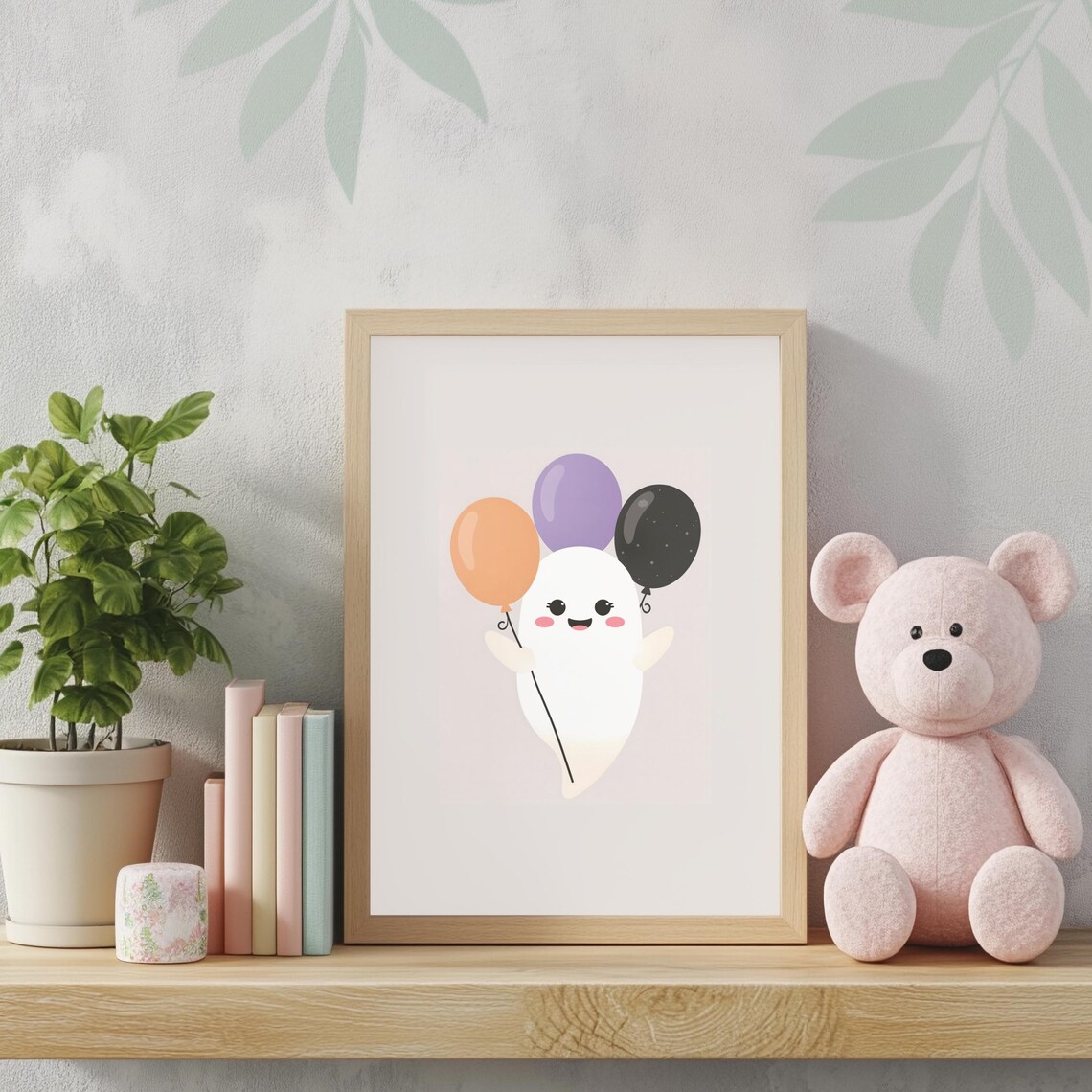 Cute Halloween Set Of 3 Prints, Kids Room Nursery Decor
