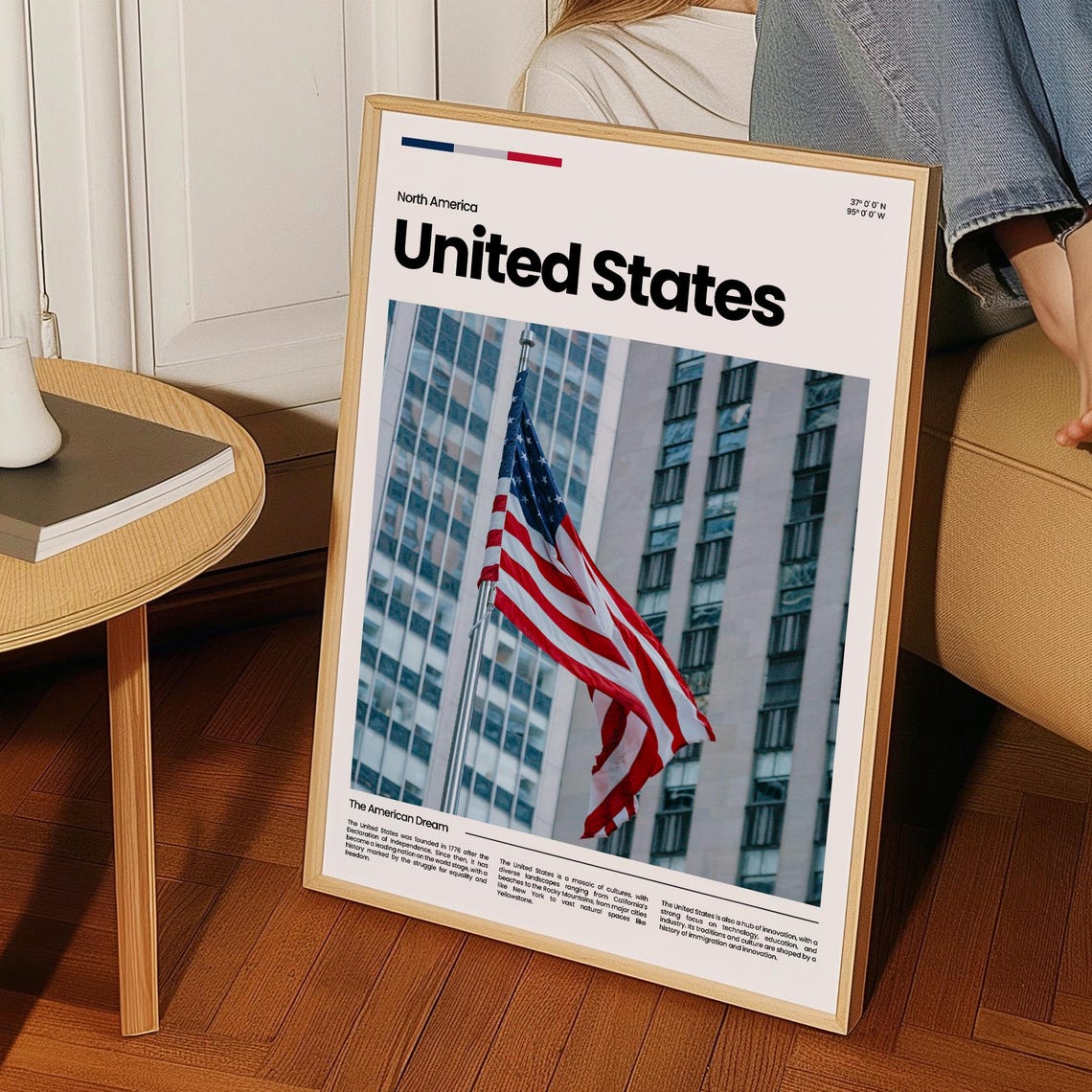 United States Travel Poster United States Poster United States Photo Poster United States Art Print Usa Poster Travel Gift - Image 3