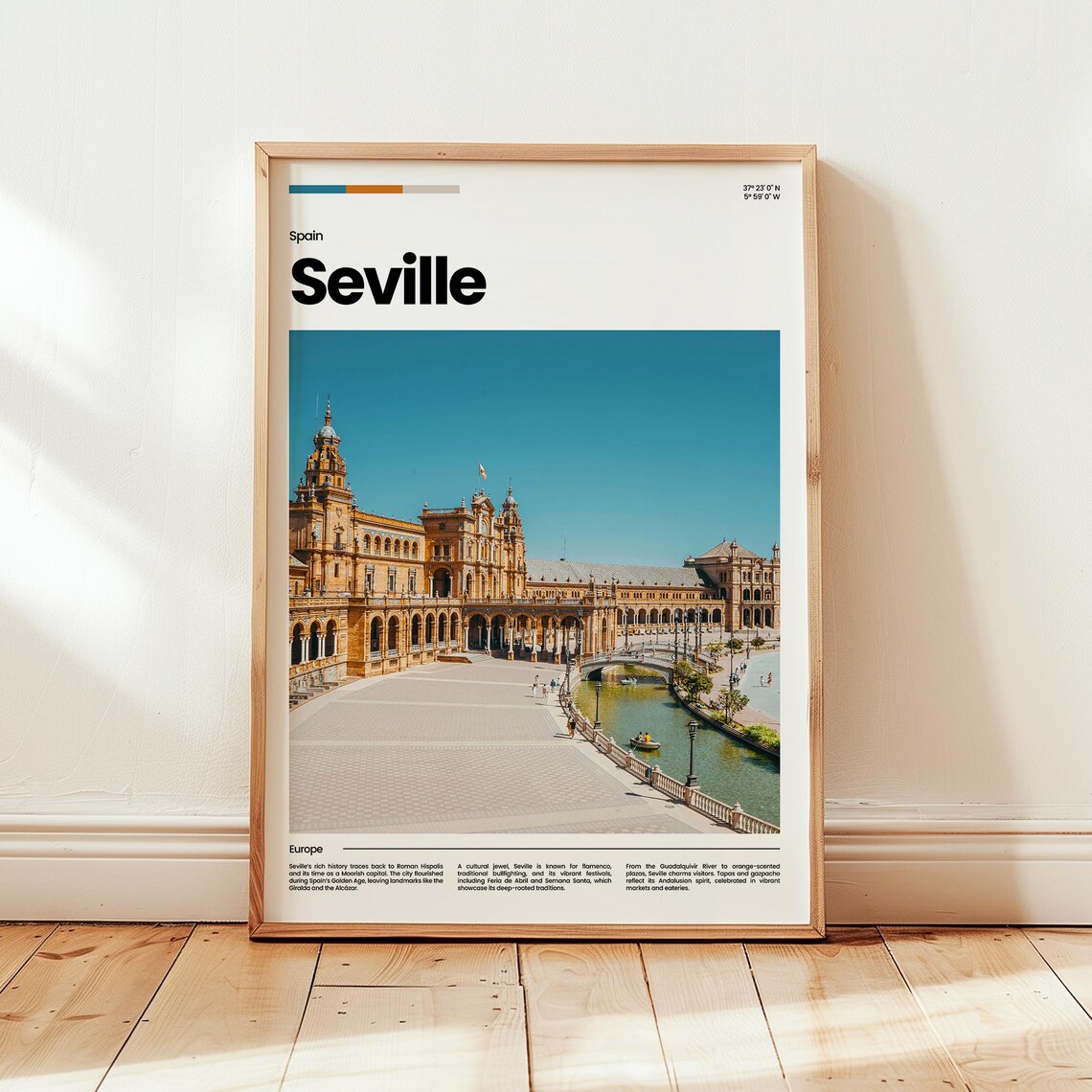 Seville Poster Print Photo Spain Travel Gift