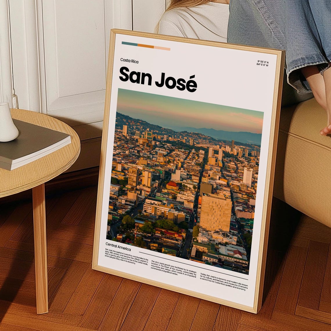 San Jose Travel Poster San Jose Poster San Jose Photo Poster San Jose Art Print Central America Poster Travel Poster Print Travel Gift - Image 3