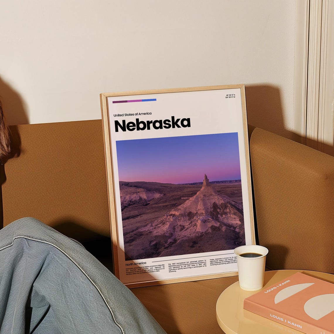 Nebraska Travel Poster Nebraska Poster Nebraska Photo Poster Nebraska Art Print Nebraska Art Usa Poster Usa Travel Poster Travel Gift - Image 4