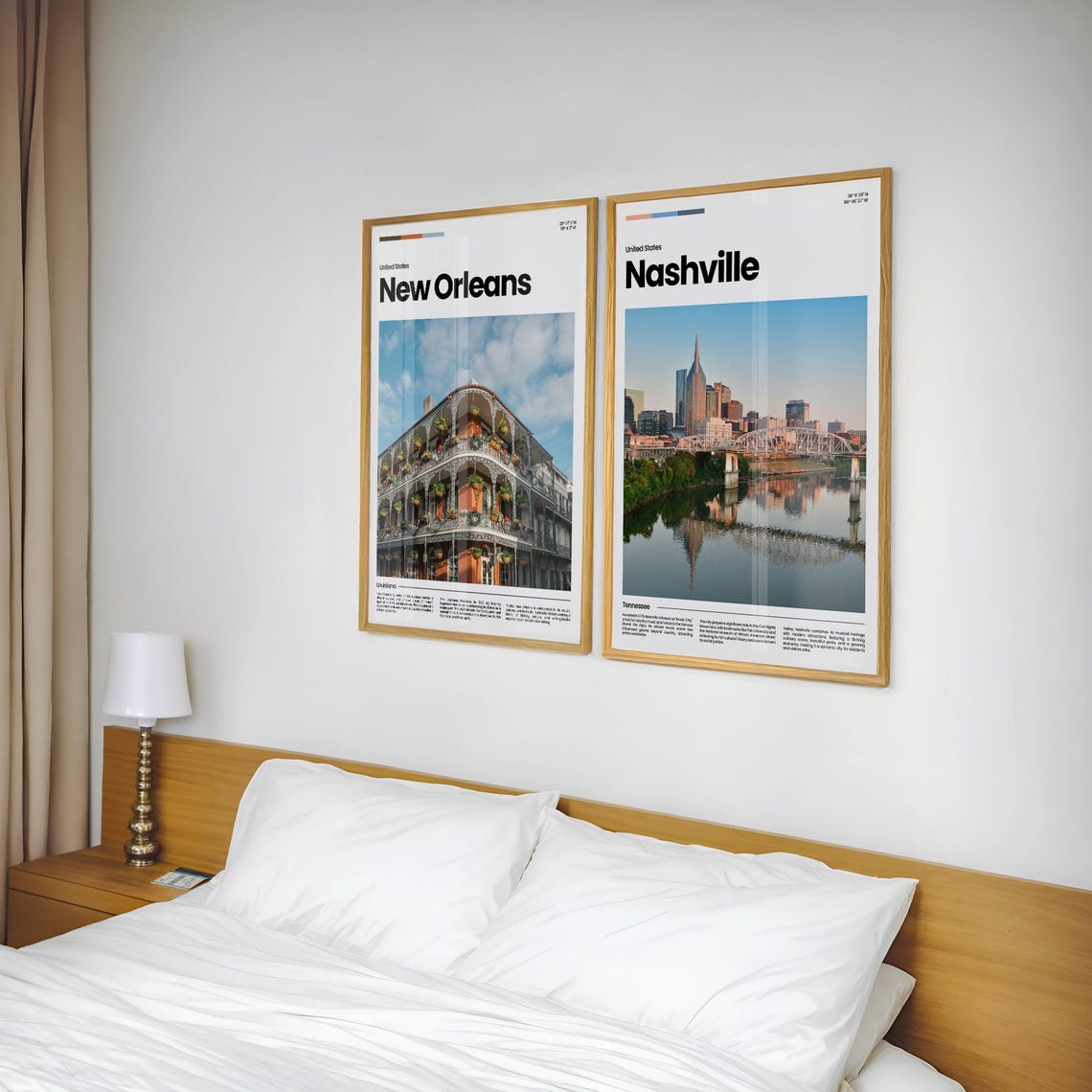 Nashville Travel Poster Nashville Poster Nashville Photo Poster Nashville Art Print Usa Poster Usa Travel Poster Travel Gift - Image 2
