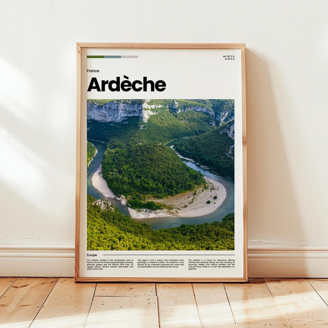 Ardche Poster Print Photo Wall Art France Travel Gift