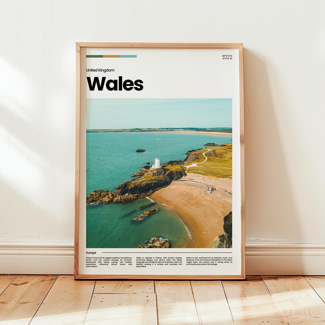 Wales Poster Print Photo United Kingdom Travel Gift