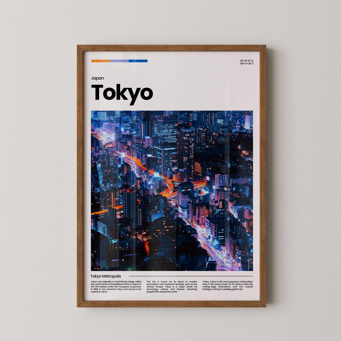 Tokyo Travel Poster Tokyo Poster Tokyo Photo Poster Tokyo Art Print Tokyo Art Japan Poster Japan Travel Poster Travel Gift