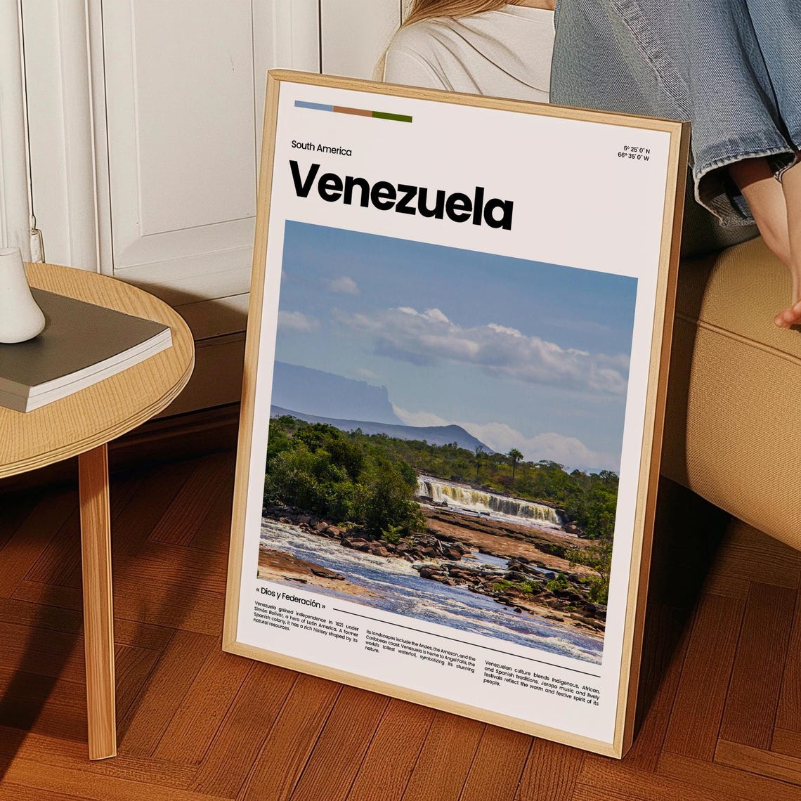Venezuela Travel Poster Venezuela Poster Venezuela Photo Poster Venezuela Print South America Poster Travel Poster Print Travel Gift - Image 3