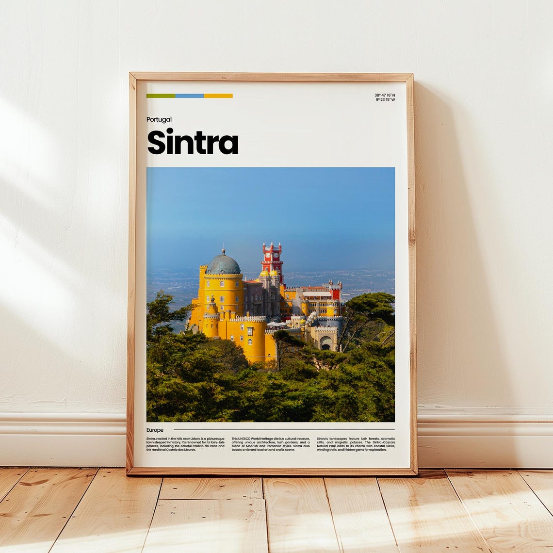 Sintra Poster Print Photo Wall Art Portugal Travel Gift