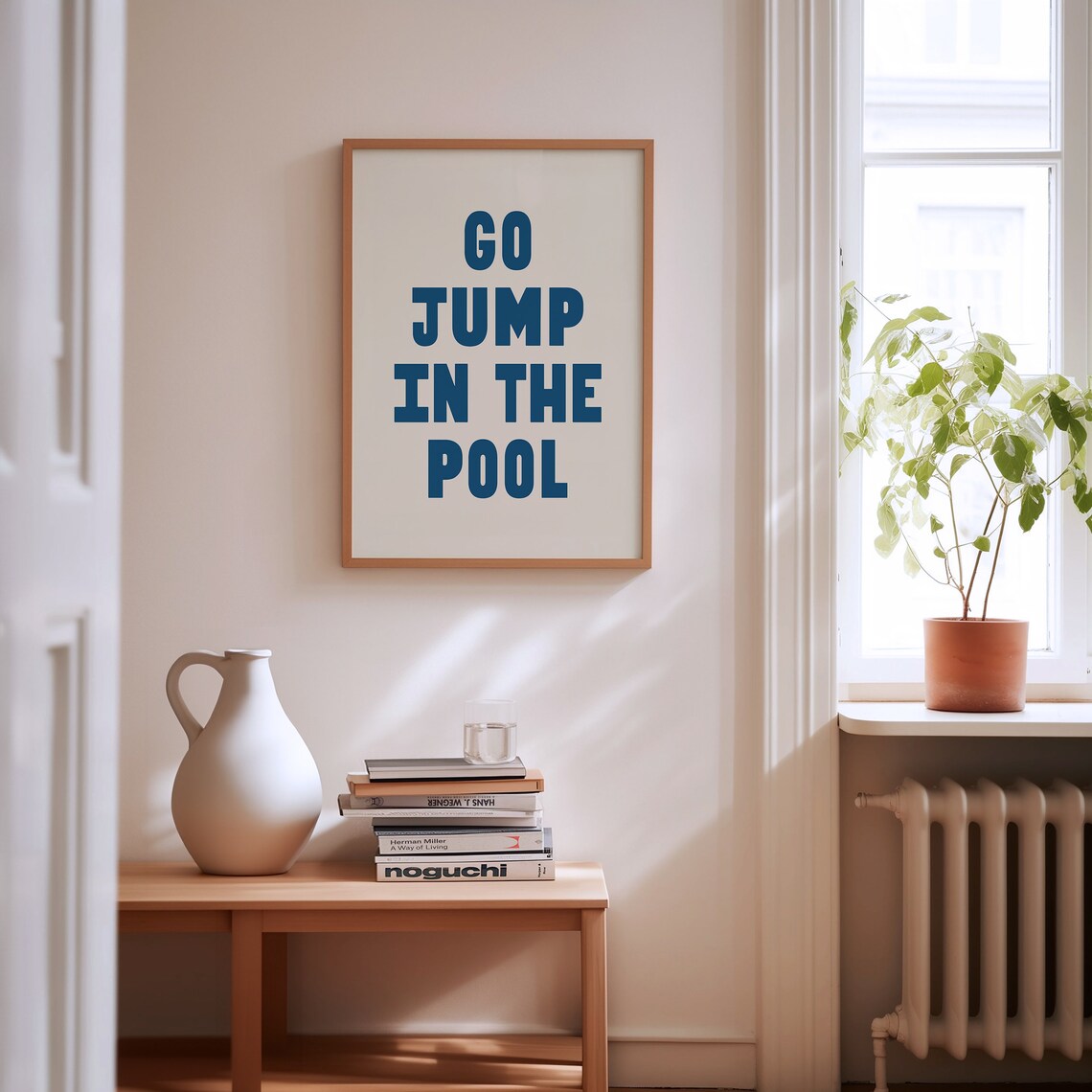 Go Jump In The Pool Poster, Summer Art Print - Image 4