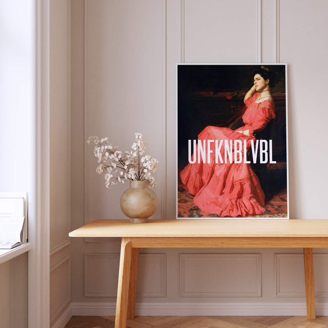 Unfknblvbl Feminist Humor Dorm Room Poster - Image 2