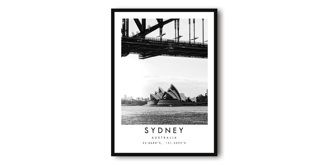 Sydney Opera House Minimalist Australia Art Print