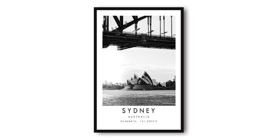 Sydney Opera House Minimalist Australia Art Print