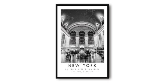 Grand Central Station New York Travel Poster
