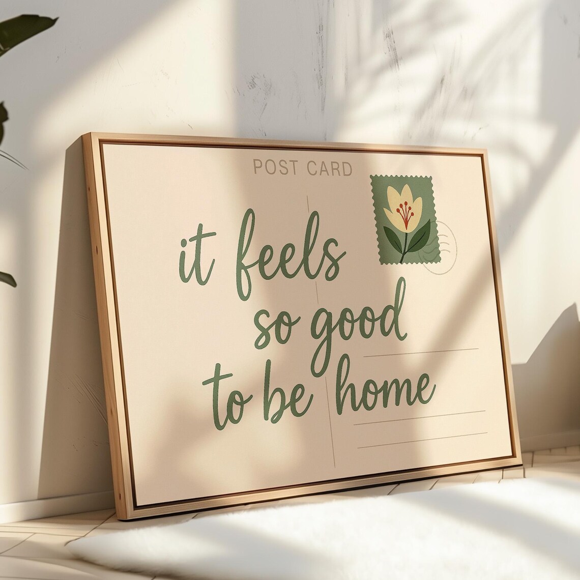It Feels So Good To Be Home Quote Art Print